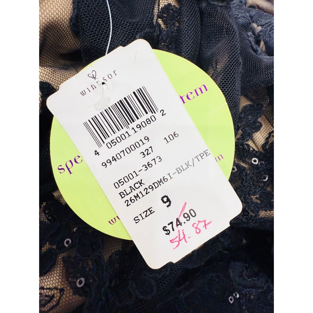 Windsor Womens Lace Overlay Fairy Grunge Babydoll Dress Size‎ 9 Cocktail Party - Picture 4 of 13